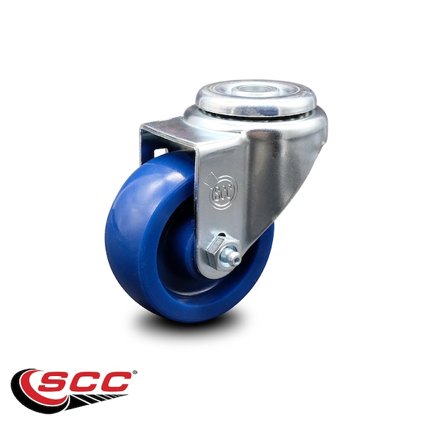 3 Inch Solid Polyurethane Wheel Swivel Bolt Hole Caster
